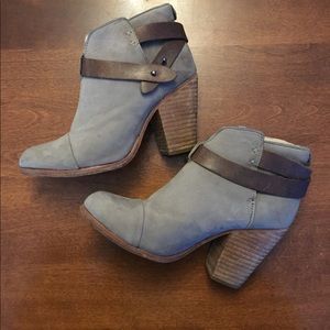 Rag & Bone Strapped Leather Ankle Boot